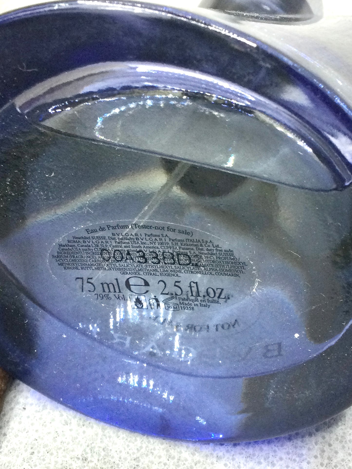 BLV NOTTE POUR FEMME EAU DE PARFUM BY BVLGARI 75 OR 40 ML SPRAY TESTER RARE DISCONTINUED