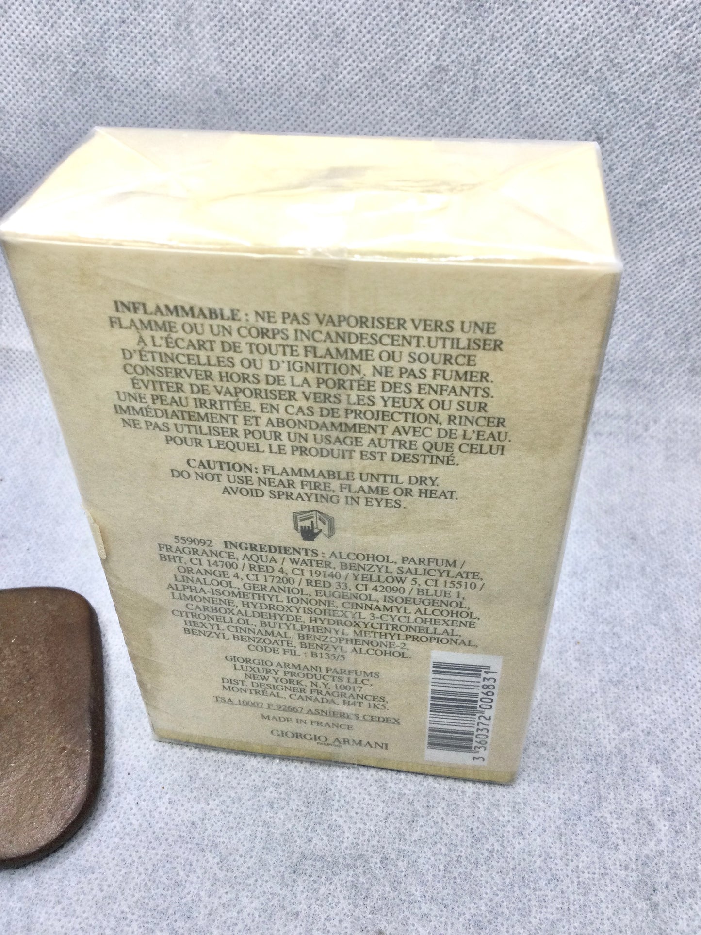 GIORGIO ARMANI GIO DE FOR WOMEN EAU DE PARFUM 50 ML SPRAY RARE SEALED