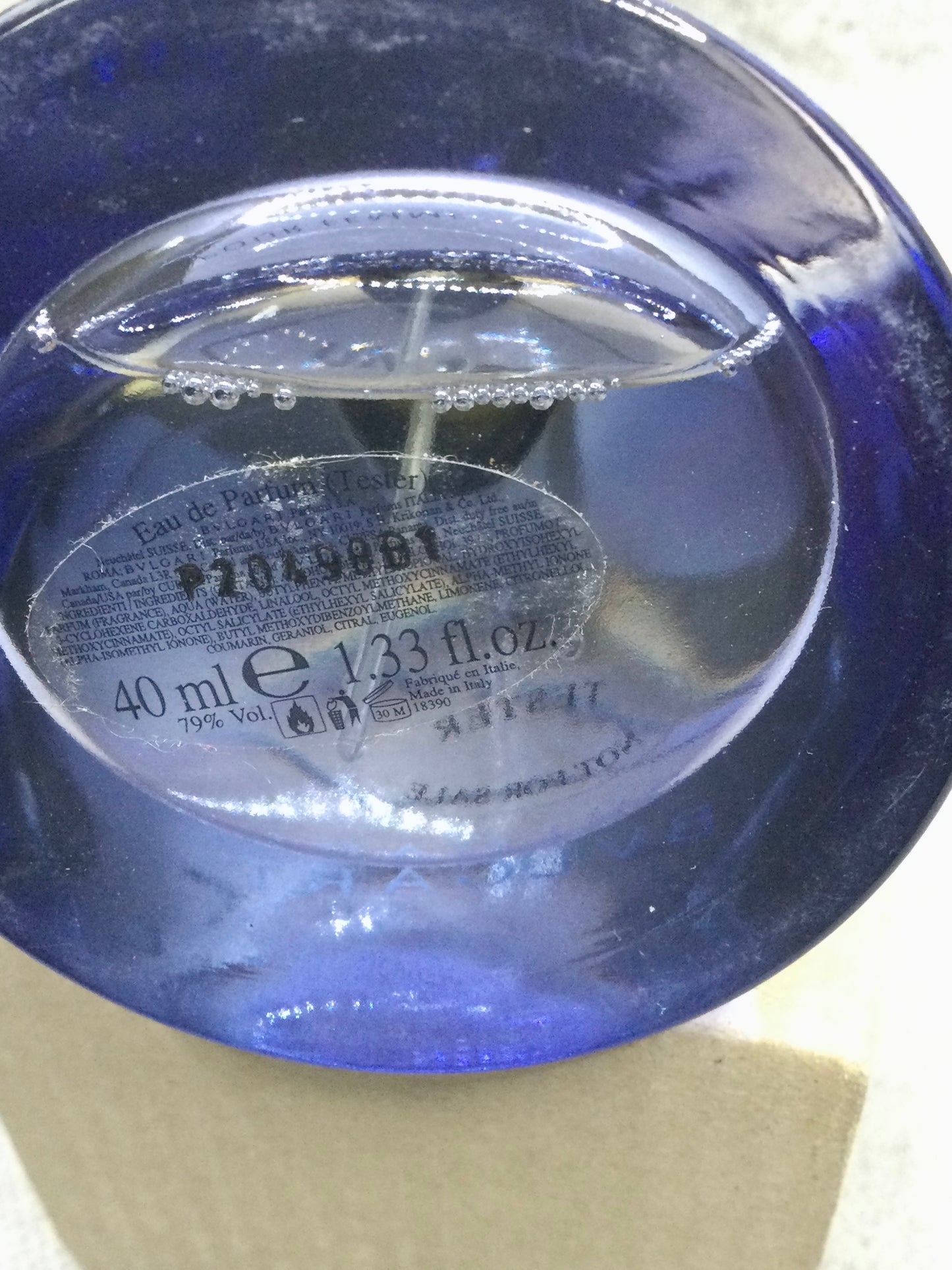 BLV NOTTE POUR FEMME EAU DE PARFUM BY BVLGARI 75 OR 40 ML SPRAY TESTER RARE DISCONTINUED