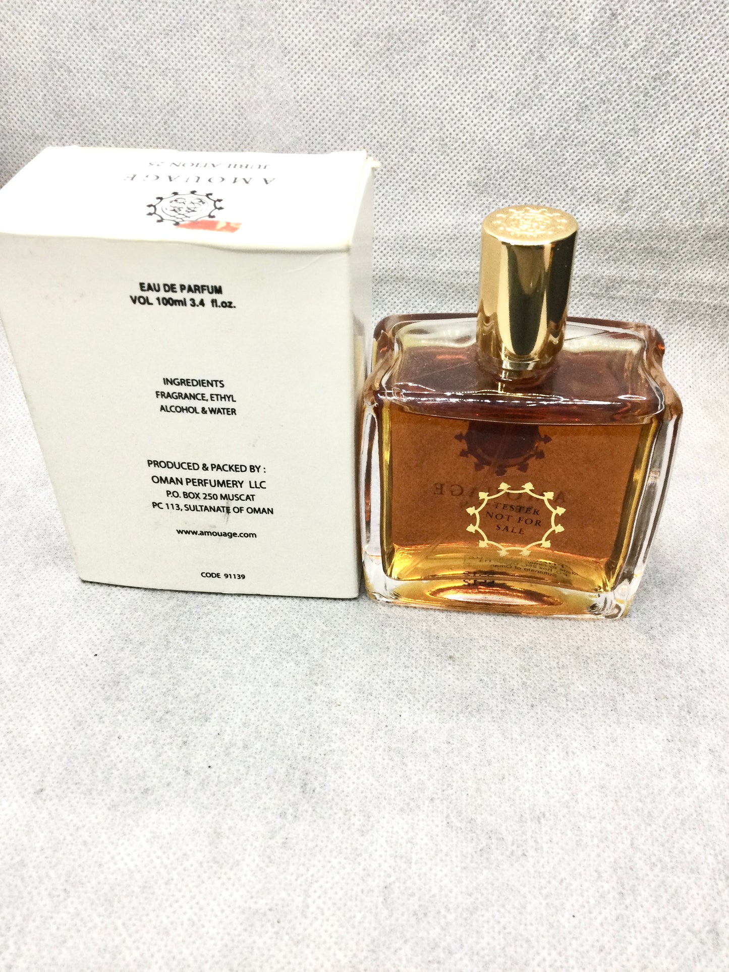 AMOUAGE Jubilation 25 Woman Eau De Parfum Non-Magnetic Cap 100 ML SPRAY TESTER Rare