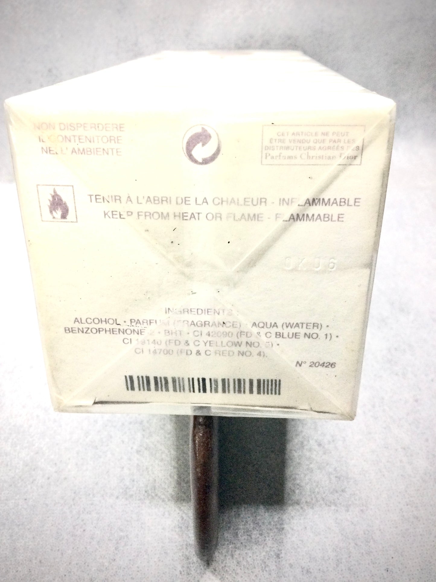 VINTAGE J'adore Eau De Parfum By CHRISTIAN DIOR 100 ML Spray RARE SEALED