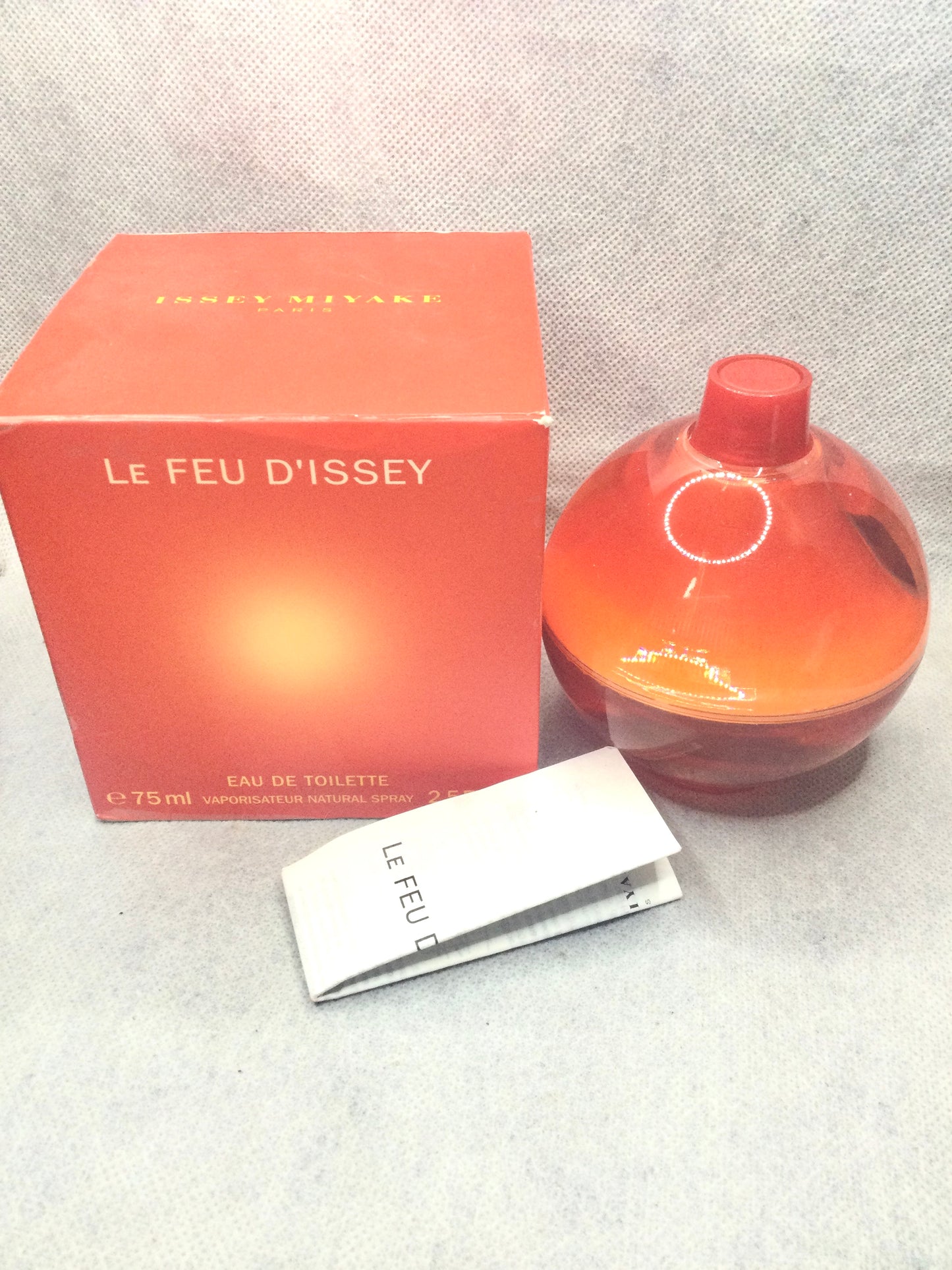 Issey Miyake Le Feu D'Issey For Women Eau De Toilette 75 Or 50 ML SPRAY SEALED Rare To Find