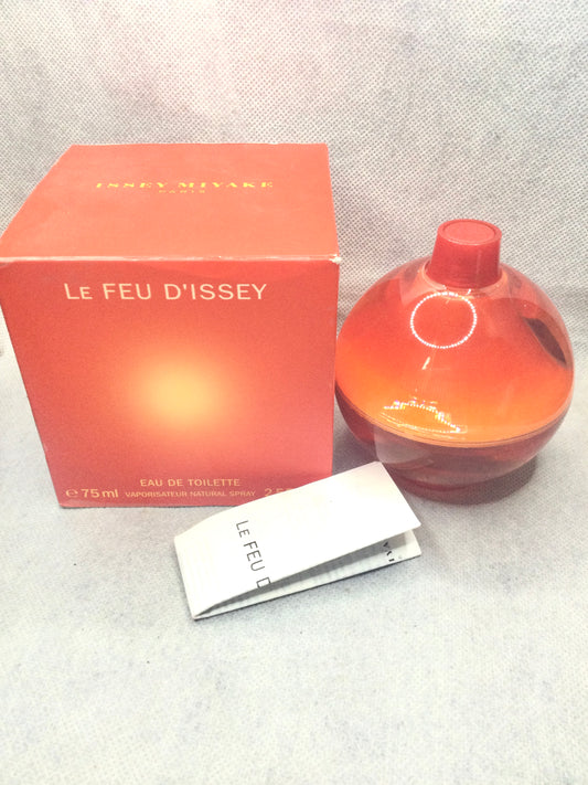 Issey Miyake Le Feu D'Issey For Women Eau De Toilette 75 Or 50 ML SPRAY SEALED Rare To Find