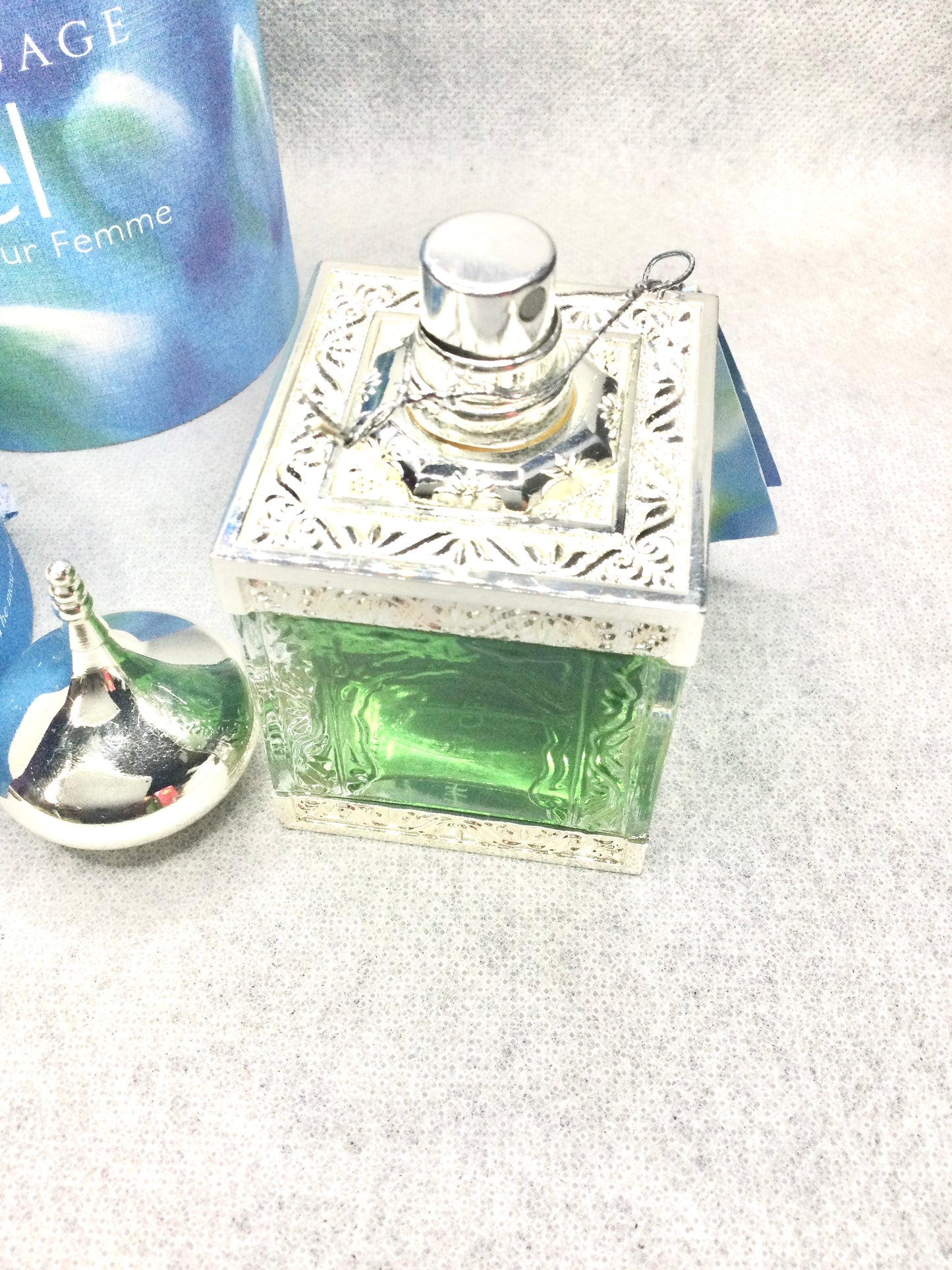 AMOUAGE CIEL POUR FEMME 50 ML SPRAY IN MOSQUE SOLID CRISTAL BOTTLE OMAN VINTAGE RARES