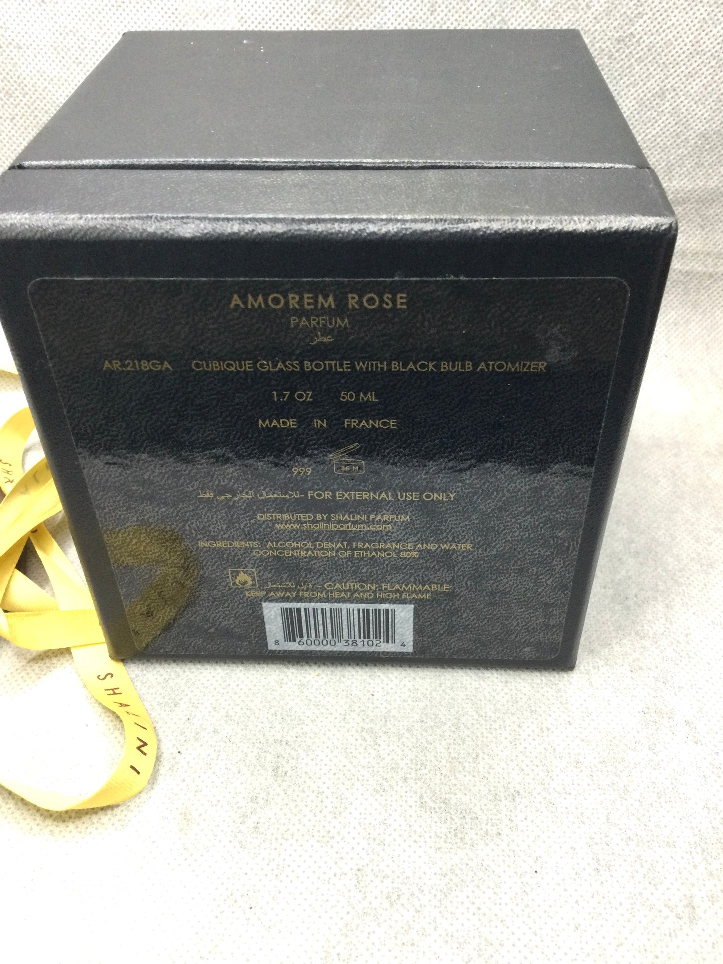 SHALIN AMOREM ROSE PARFUM 50 ML SPRAY LUXURY FRAGRANCE