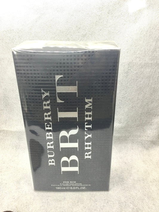 BURBERRY BRIT RHYTHM FOR HIM EAU DE TOILETTE 180 OR 50 Or 30 ML SPRAY SEALED DISCONTINUED