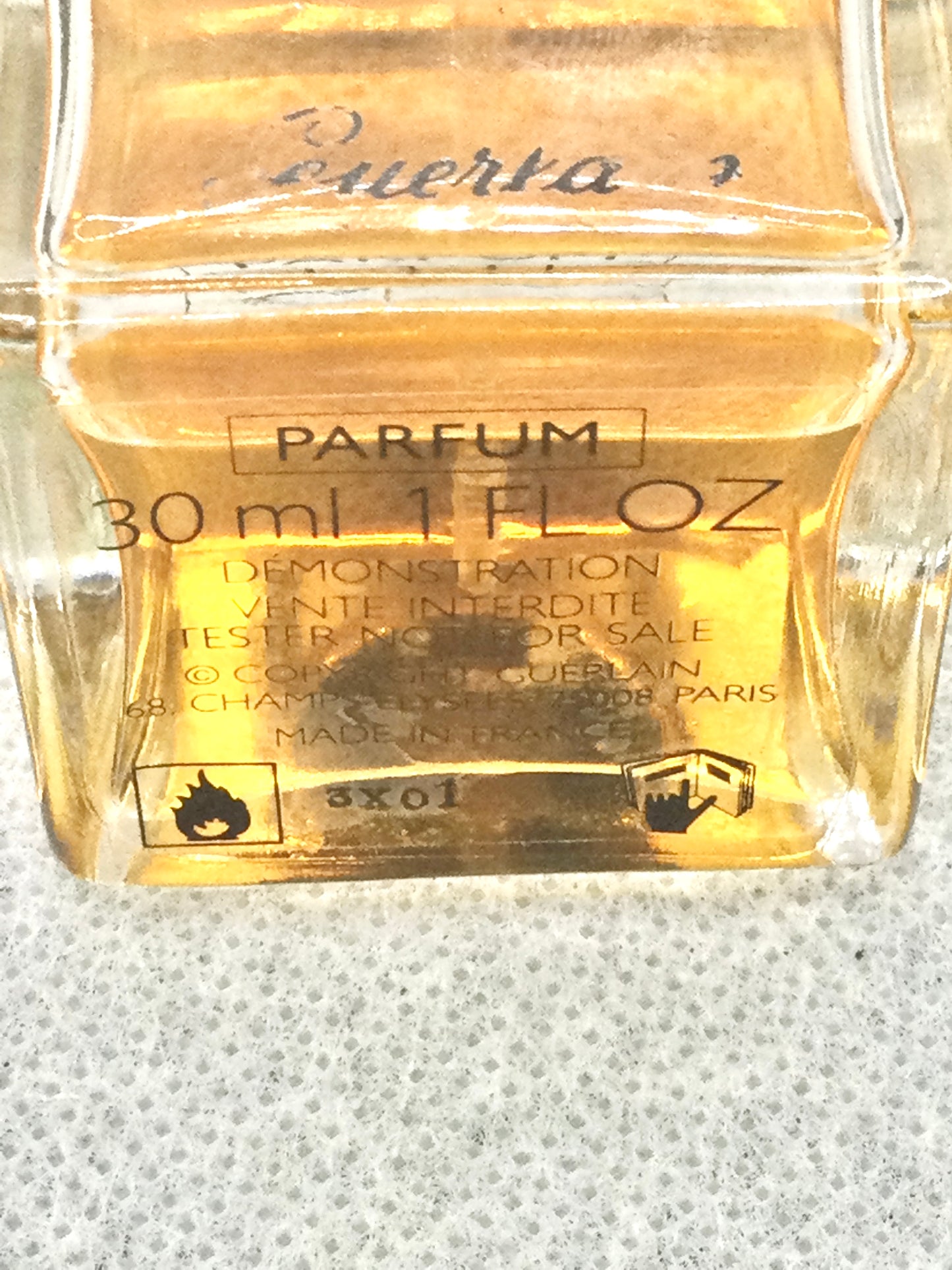 GUERLAIN CHAMPS ELYSEES EXTRAIT PARFUM 30 ML SPRAY TESTER RARE