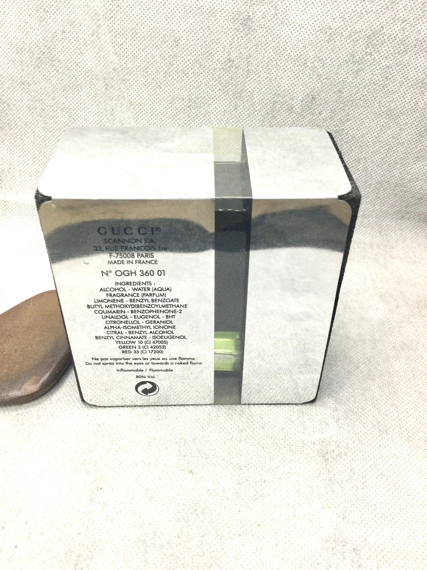 GUCCI ENVY FOR MEN EAU DE TOILETTE 50 Ml SPRAY RARE