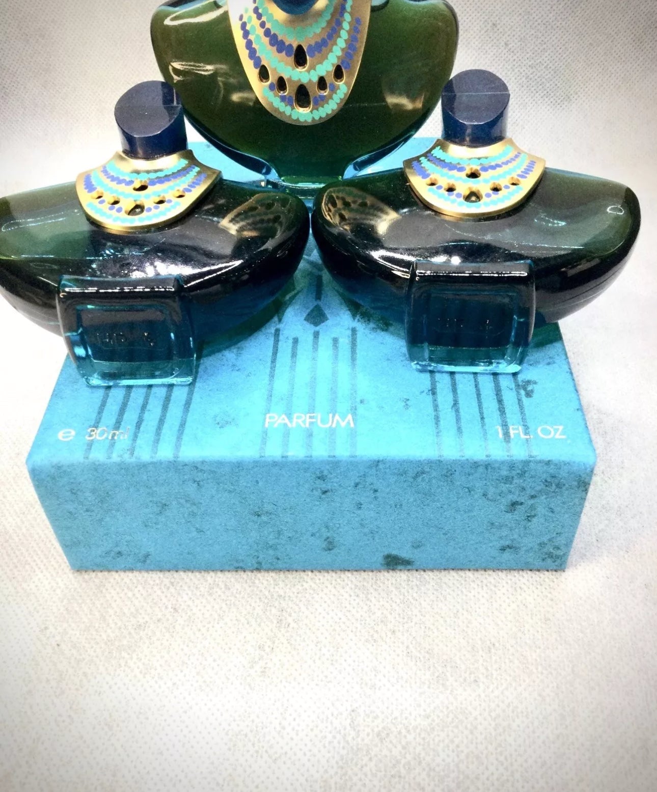 Vintage Mira Takla Vallee Des Rois Pure Parfum - 1988 Falcon Collector (3 Bottles)