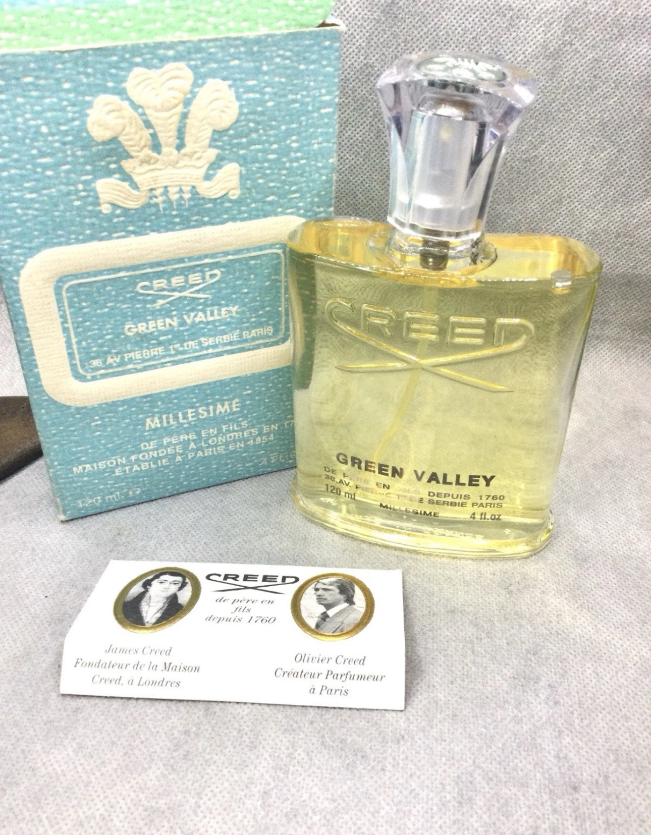 Creed Green Valley Millisime 120 ML Spray vintage EXTREMELY RARE