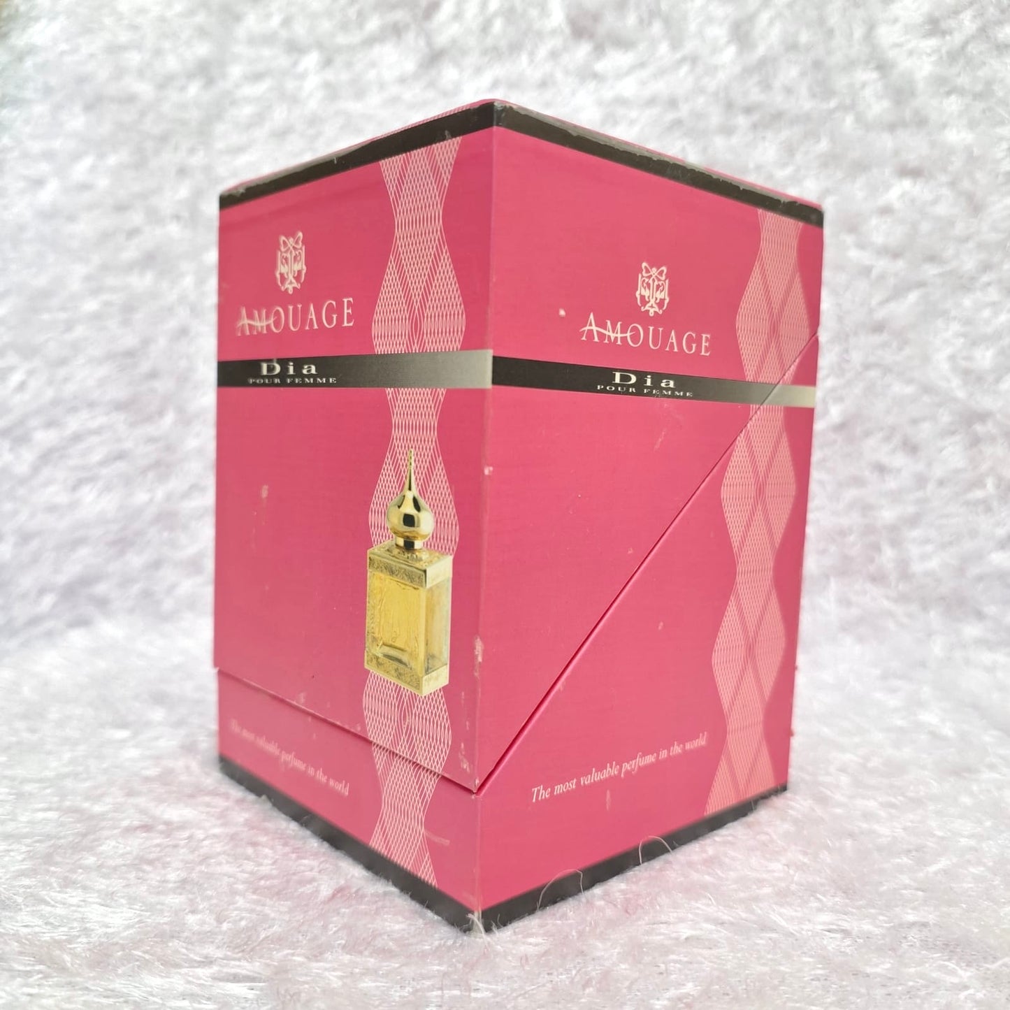 AMOUAGE DIA POUR FEMME MOSQUE CRYSTAL BOTTLE EAU DE TOILETTE 50 ML SPRAY VINTAGE RARE