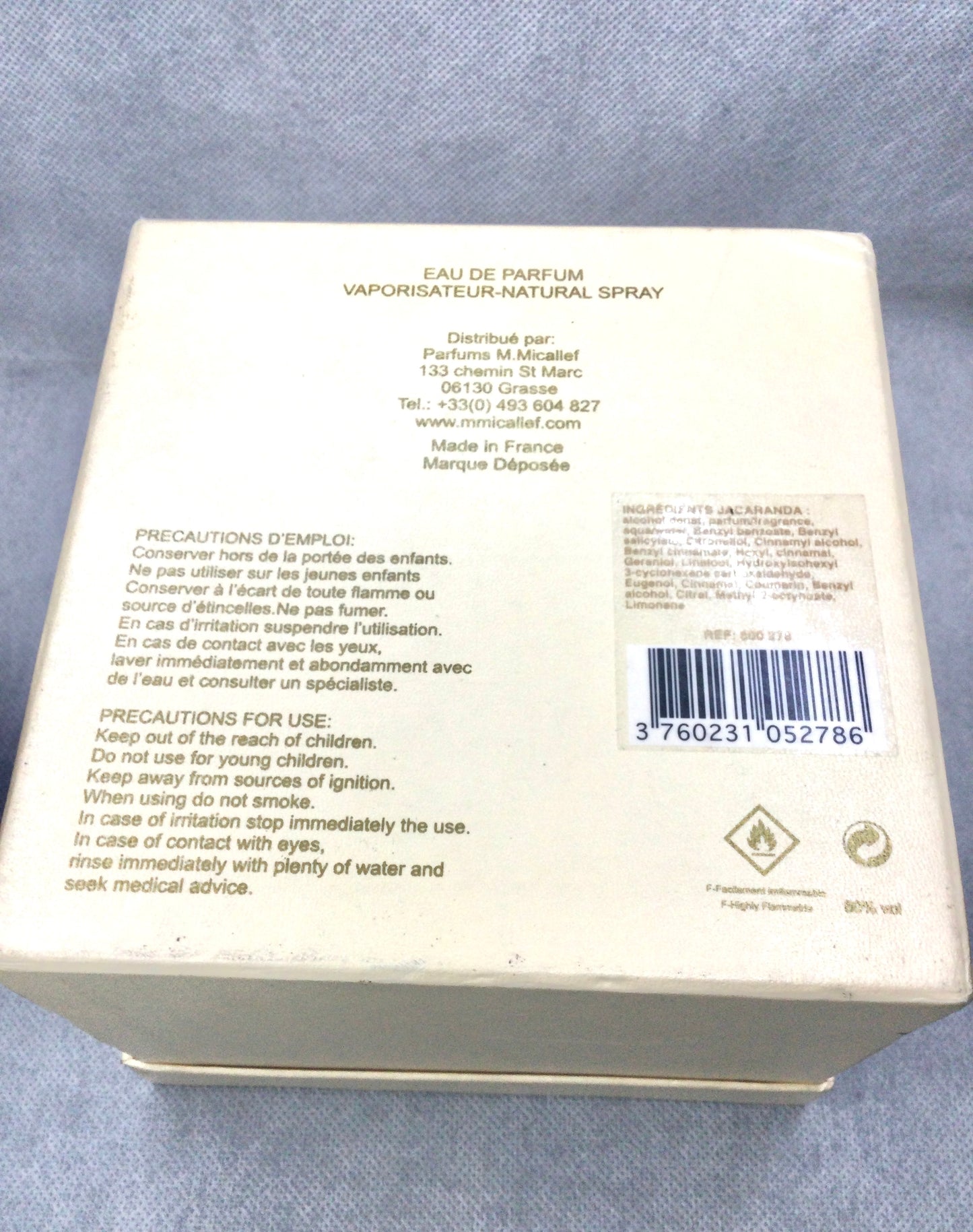 MICALLEF Jacaranda Limited Edition crystal Collector EAU DE PARFUM 50 ML Spray RARE