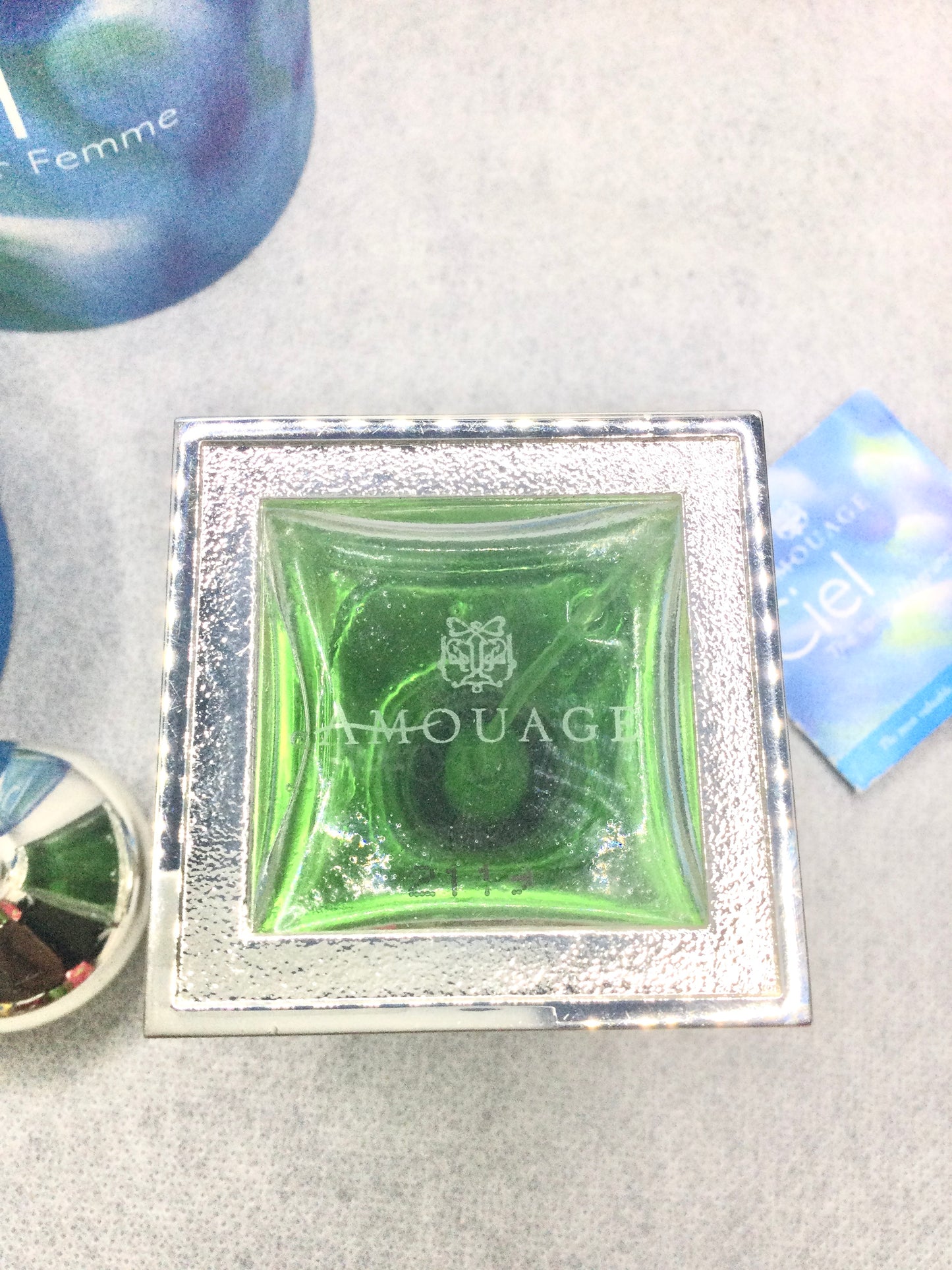 AMOUAGE CIEL POUR FEMME 50 ML SPRAY IN MOSQUE SOLID CRISTAL BOTTLE OMAN VINTAGE RARES