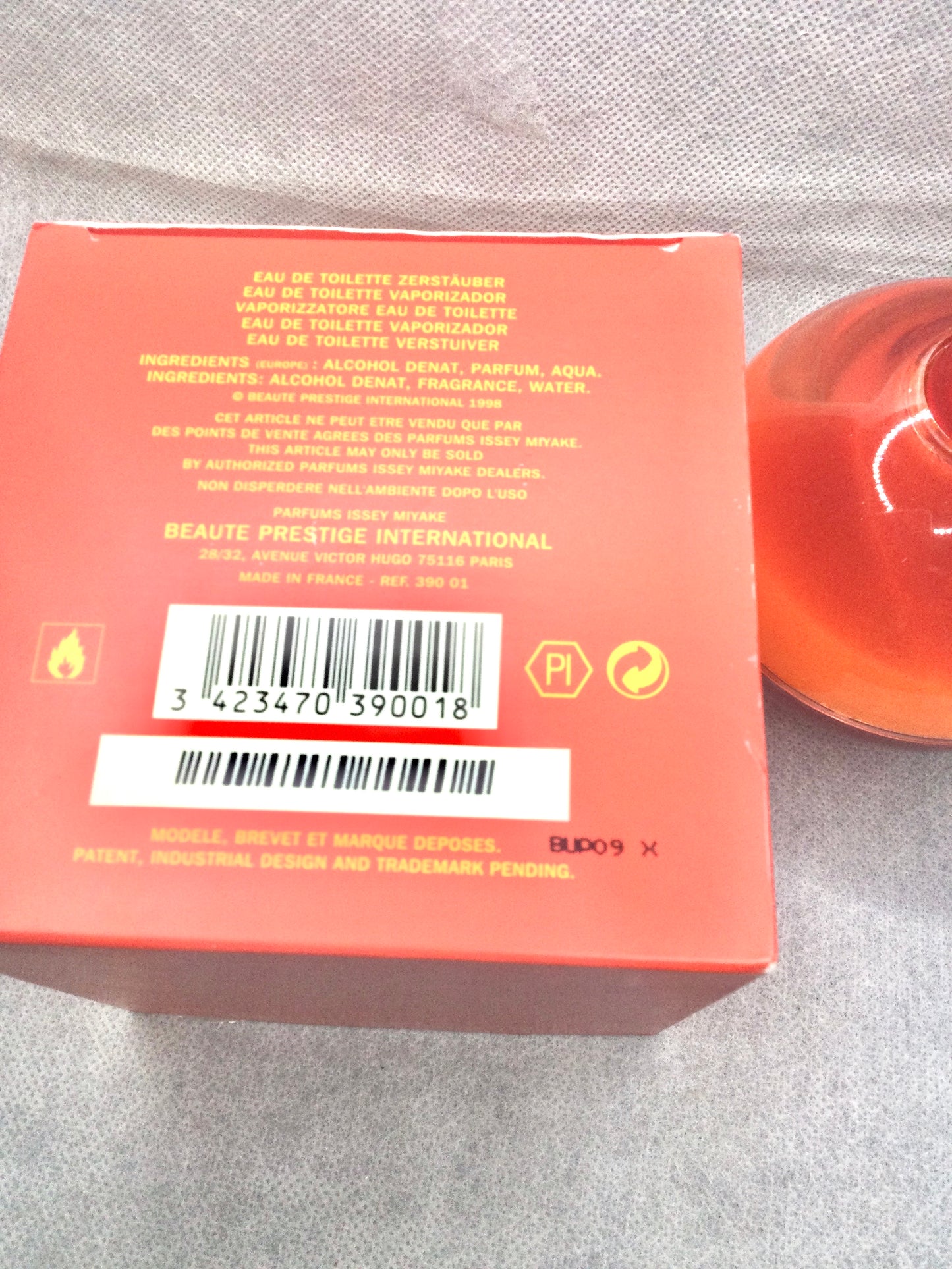 Issey Miyake Le Feu D'Issey For Women Eau De Toilette 75 Or 50 ML SPRAY SEALED Rare To Find