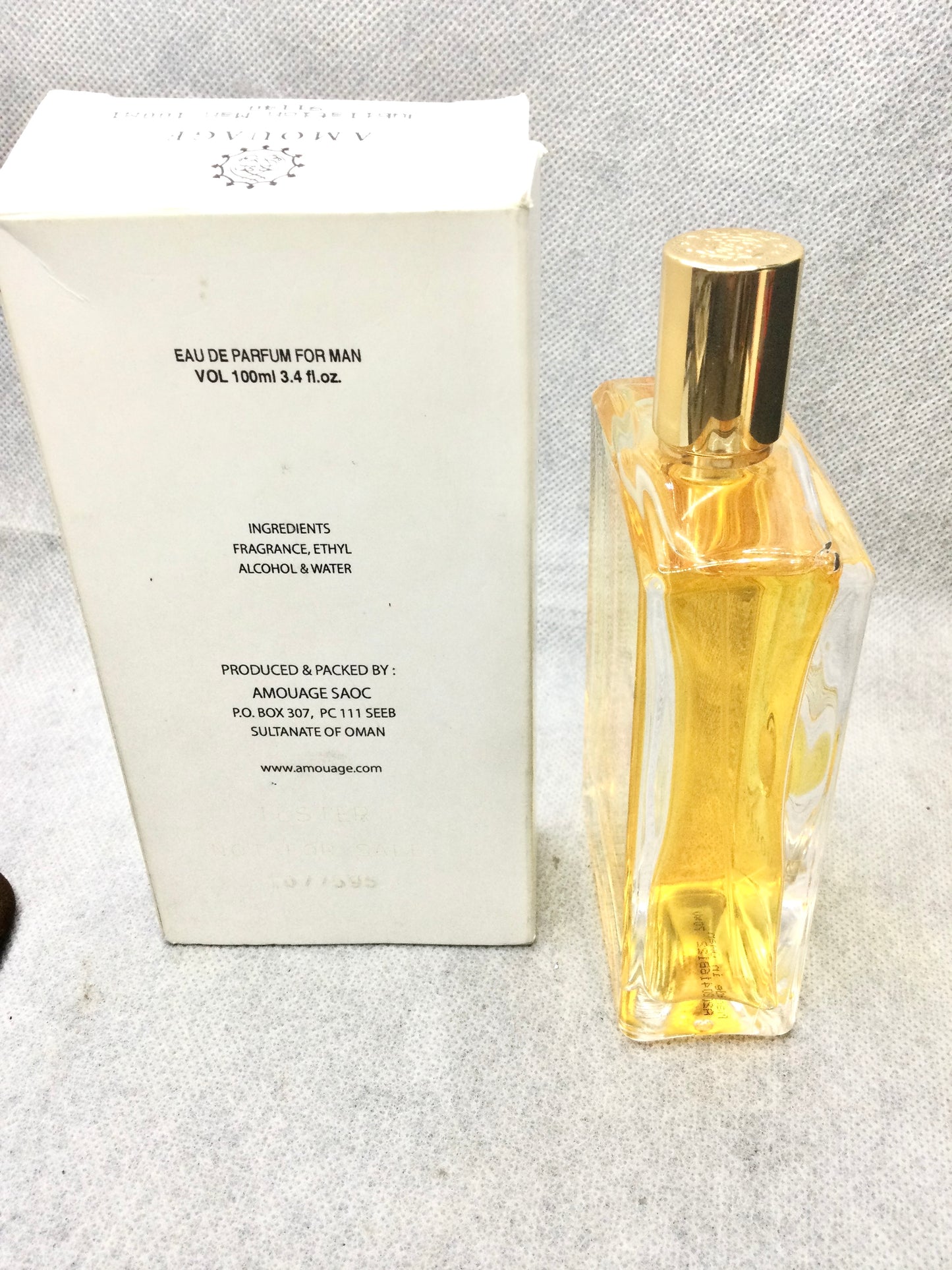 AMOUAGE JUBILATION MAN XXV EAU DE PARFUM 100 ML SPRAY TESTER NON MAGNETIC CAP OMAN MADE VINTAGE RARE