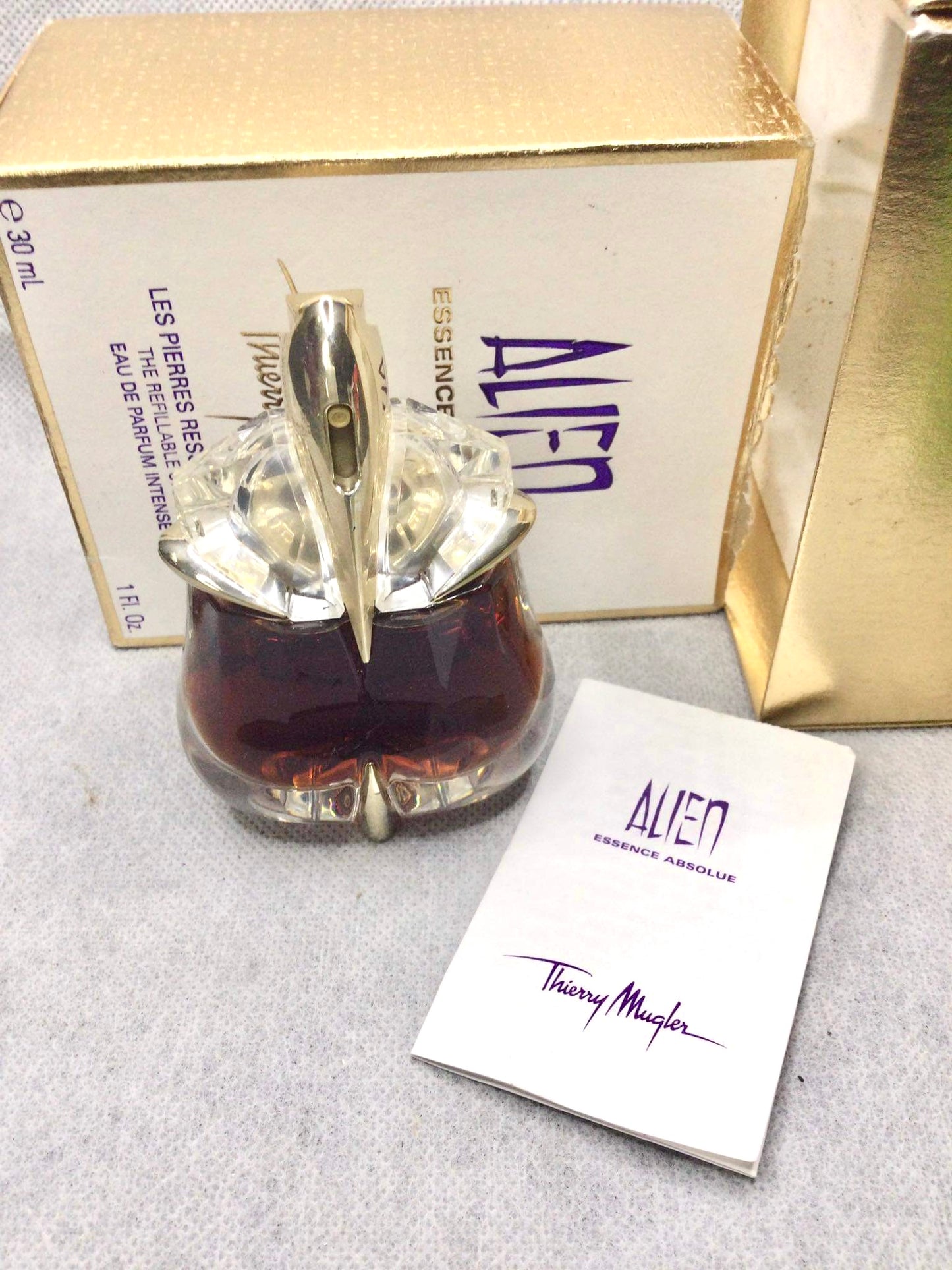 Alien Essence Absolue By Thierry Mugler Eau De Parfum INTENSE 60 Ml Or 30 Ml Refillable Stone Spray RARE SEALED