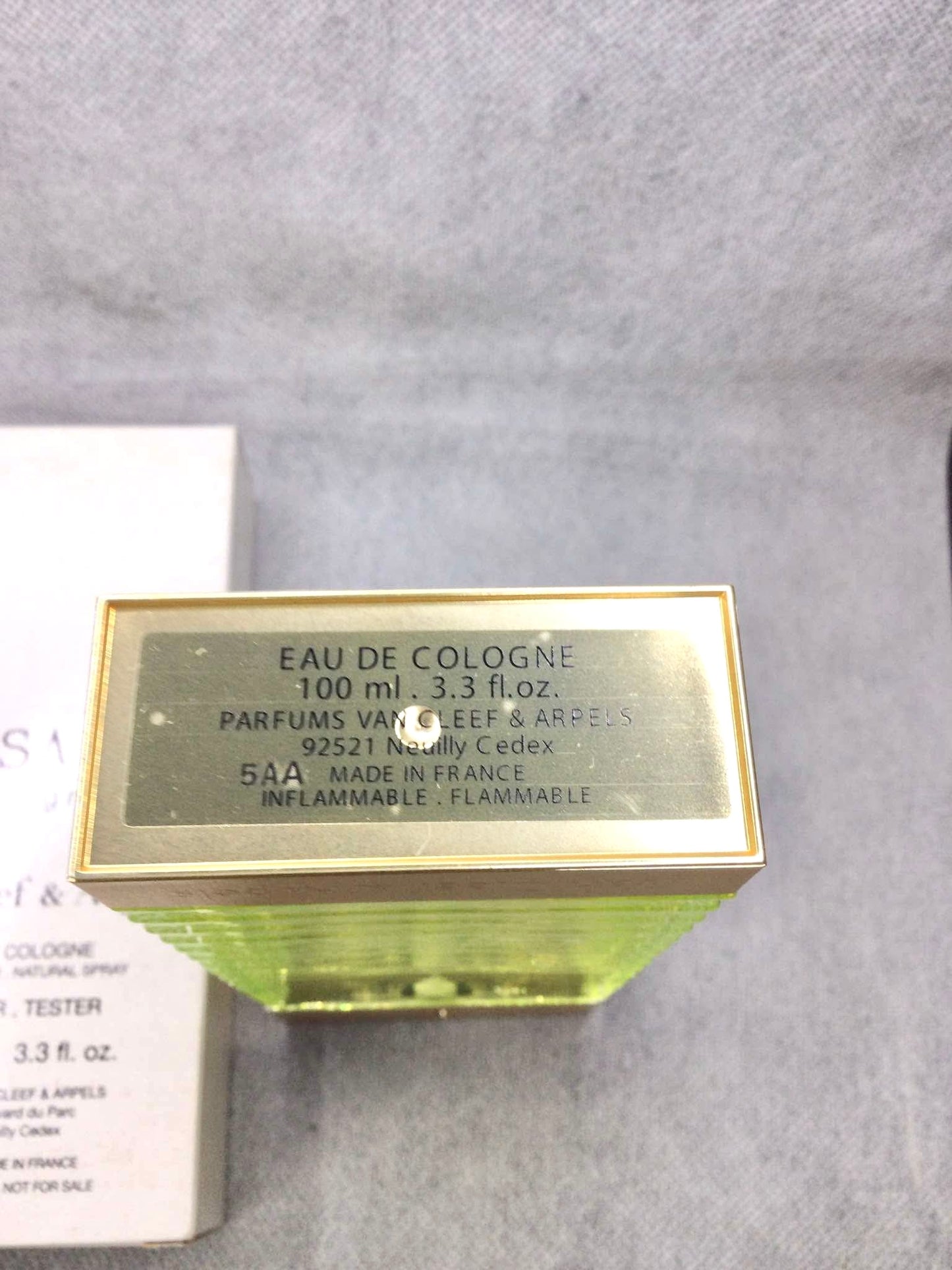 TSAR COLOGNE BY VAN CLEEF ARPELS 100 ML SPRAY TESTER VINTAGE