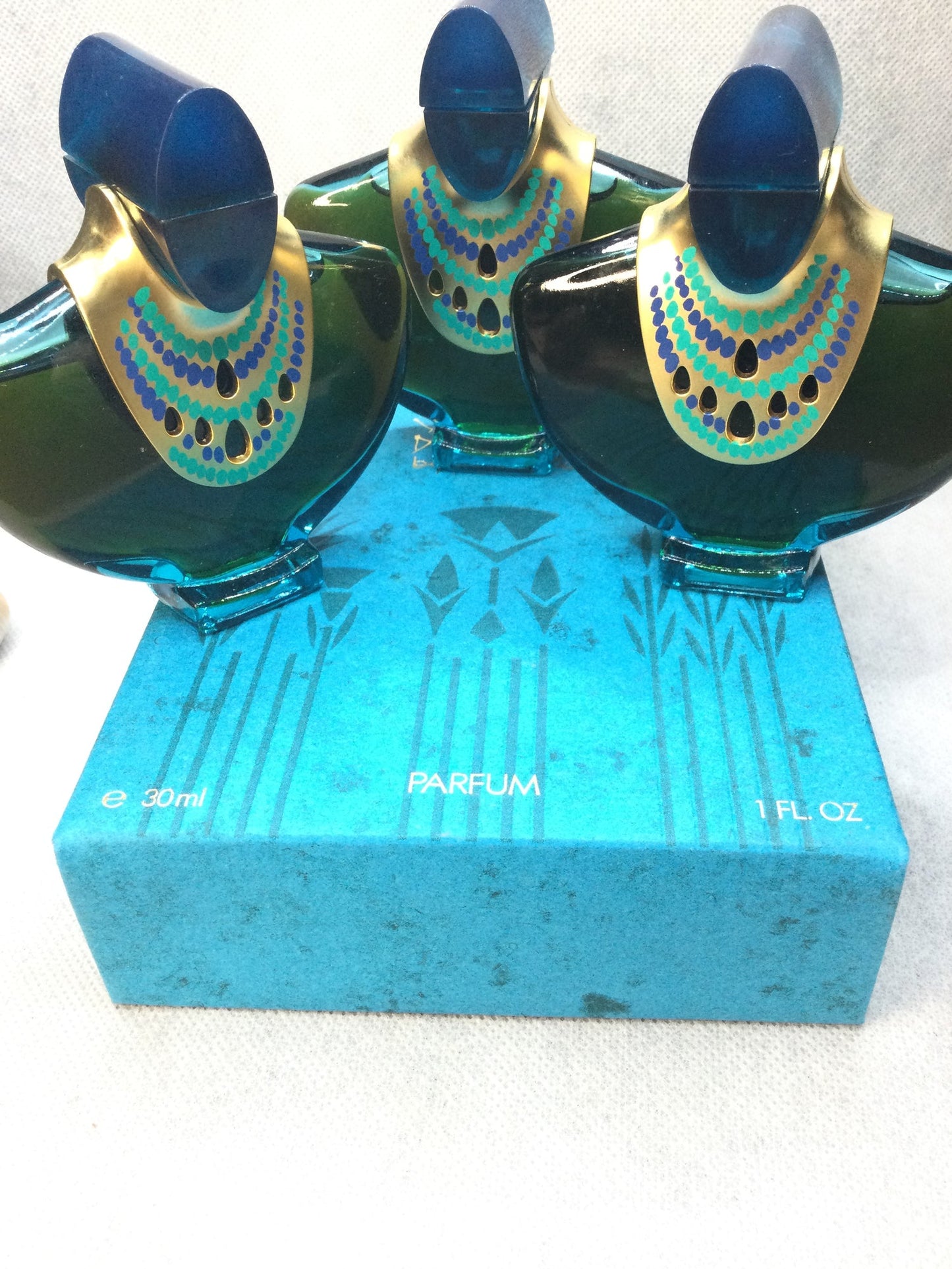 Mira Takla Vallee Des Rois Fragrances (BUNDLE 3 BOTTLES 30 ML PURE PARFUM SPLASH WITH 2 BOTTLES 7.5 ML SPRAY EAU DE PARFUM) VINTAGE 1988s EXTREMELY RARES Harrods exclusively