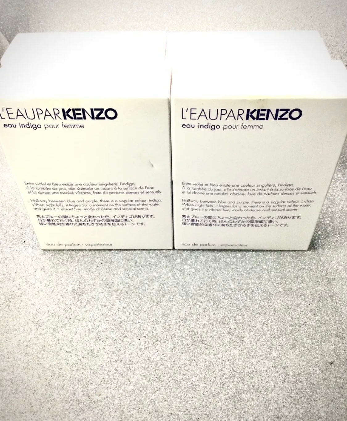 KENZO L'Eau Par Kenzo Eau Indigo Pour Femme EAU DE PARFUM (4* 30 ML ) Discontinued New
