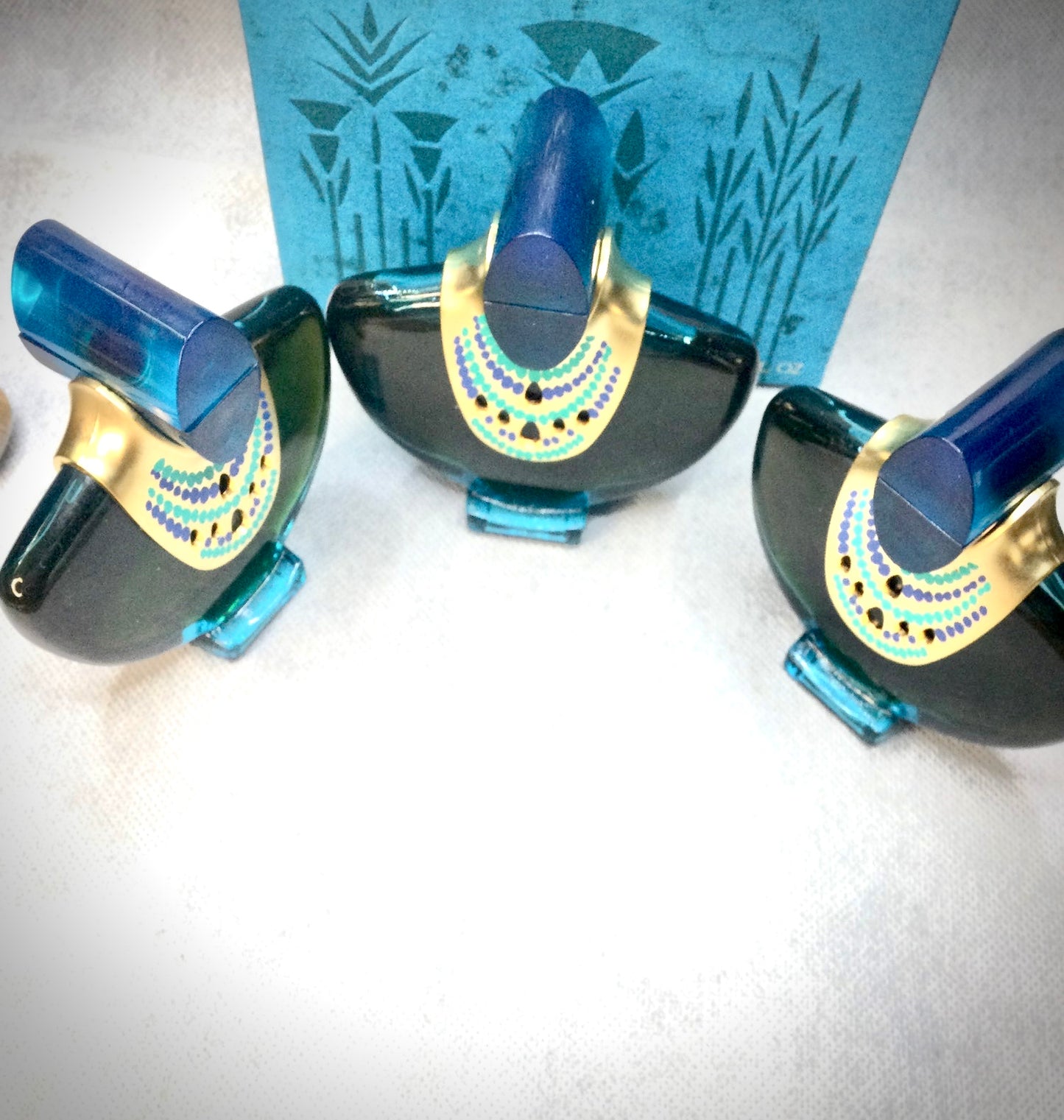 Mira Takla Vallee Des Rois Fragrances (BUNDLE 3 BOTTLES 30 ML PURE PARFUM SPLASH WITH 2 BOTTLES 7.5 ML SPRAY EAU DE PARFUM) VINTAGE 1988s EXTREMELY RARES Harrods exclusively