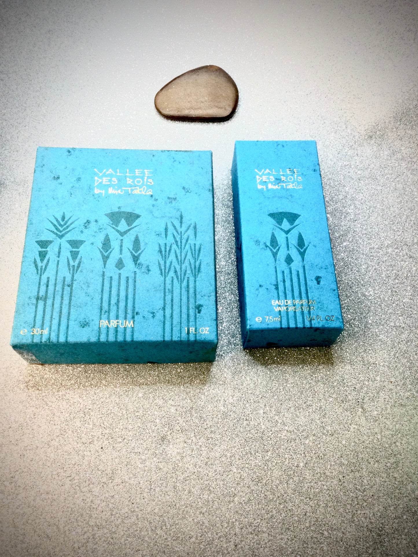Mira Takla Vallee Des Rois 30 Ml pure parfum (Falcon Collector) WITH 7.5 EDP SPRAY RARE TO FIND VINTAGE 1988s