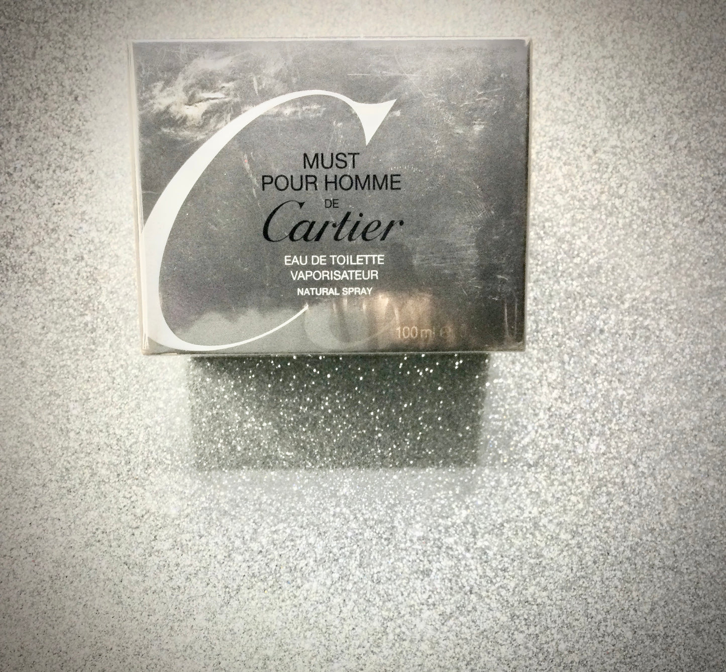 CARTIER MUST DE CARTIER POUR HOMME EAU DE TOILETTE (2004) 100 ML SPRAY RARE SEALED