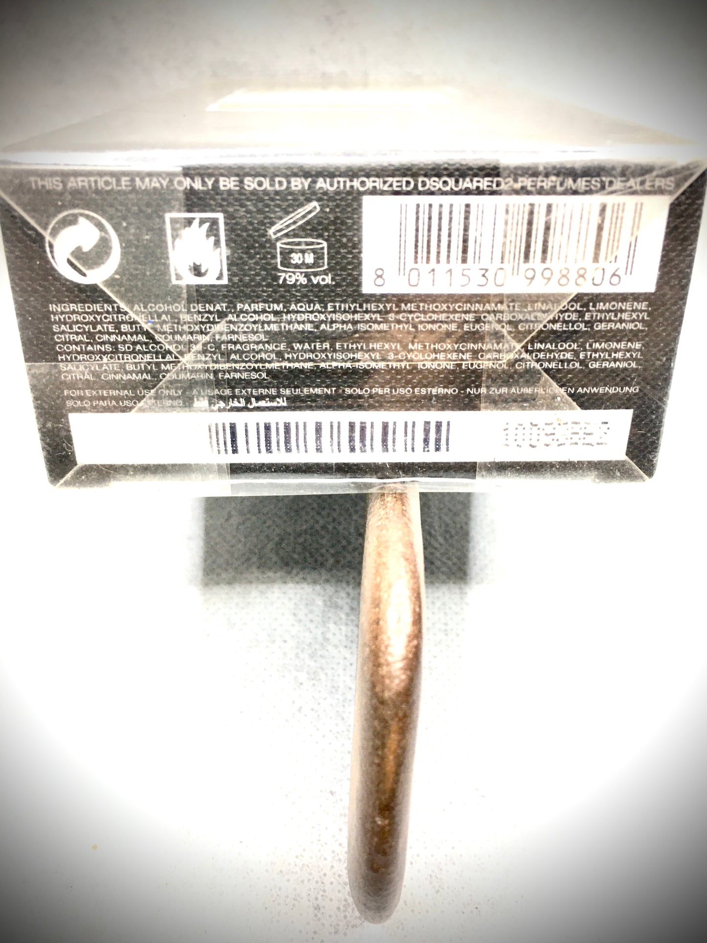 DSQUARED2 Potion Royal Black Eau De Parfum FOR MEN 100 ML Spray vintage SEALED