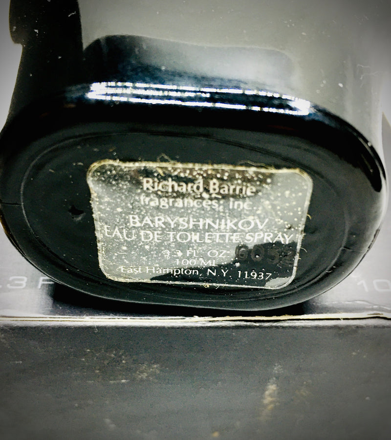 Baryshnikov Pour Homme 100 ML SPRAY Eau De Toilette By Mikhail Baryshniko Rare Vintage 1991s