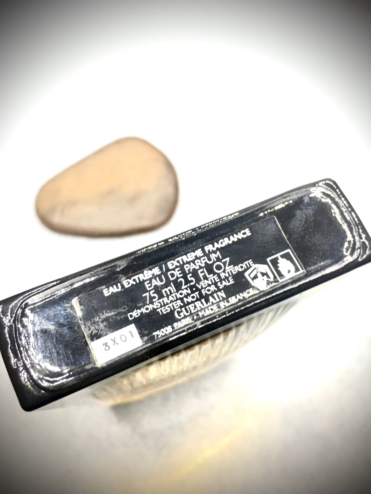 L' instant de Guerlain Pour Homme eau extreme EDP 75 ML PATCH 3X01 TESTER ,USED