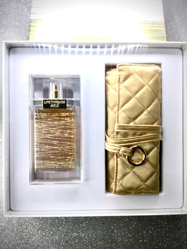 La Prairie Life Threads Gold Eau De Parfum 50 ML , Set WITH WALLET WOMAN , DISCONTINUED