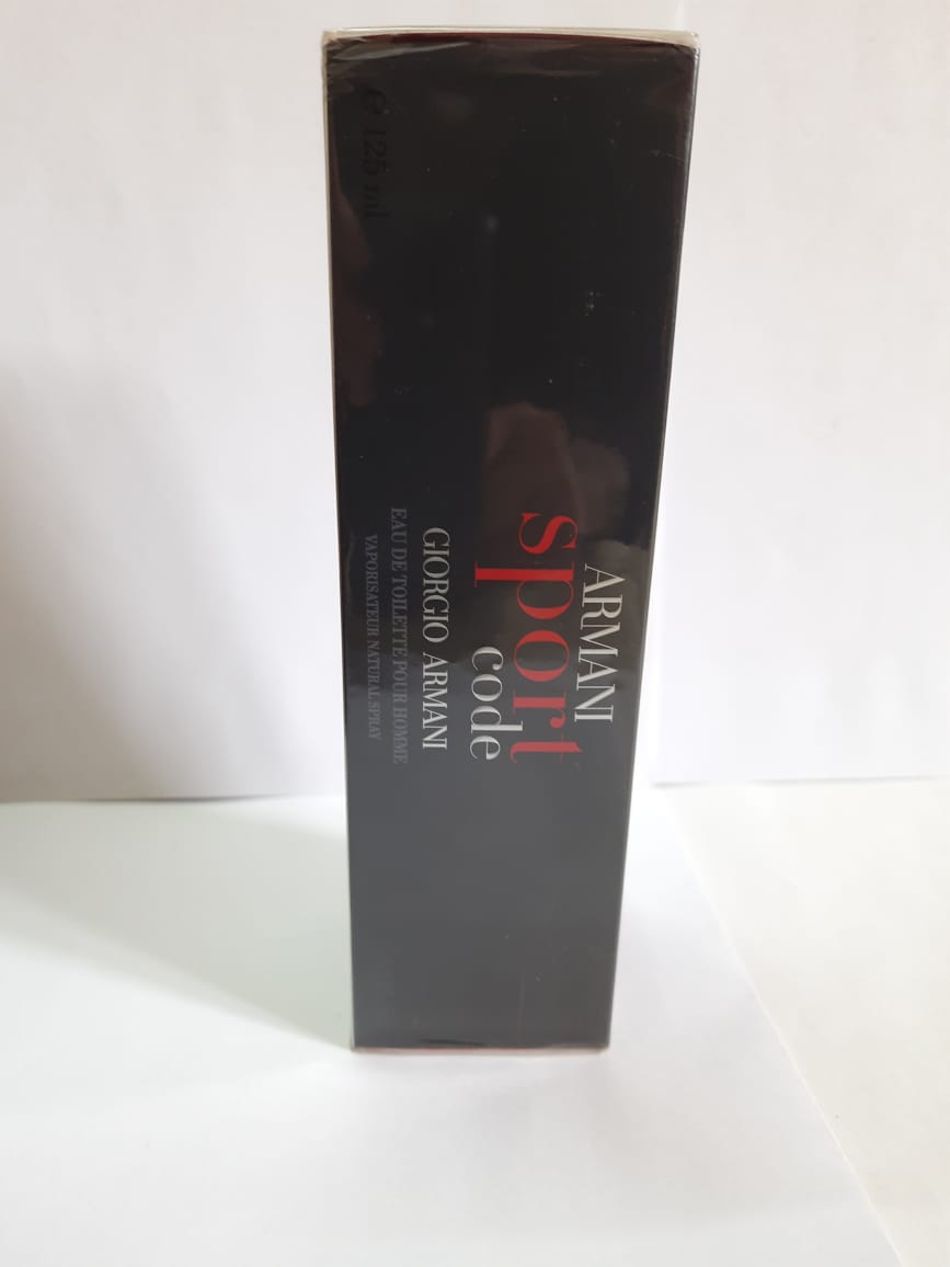 Giorgio Armani Code Sport Eau de Toilette 125 OR 75 ML Spray RARE SEALED