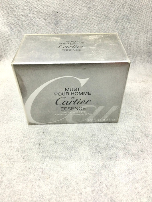 MUST DE CARTIER POUR HOMME ESSENCE EAU DE TOILETTE 100 ML SPRAY DISCONTINUED SEALED