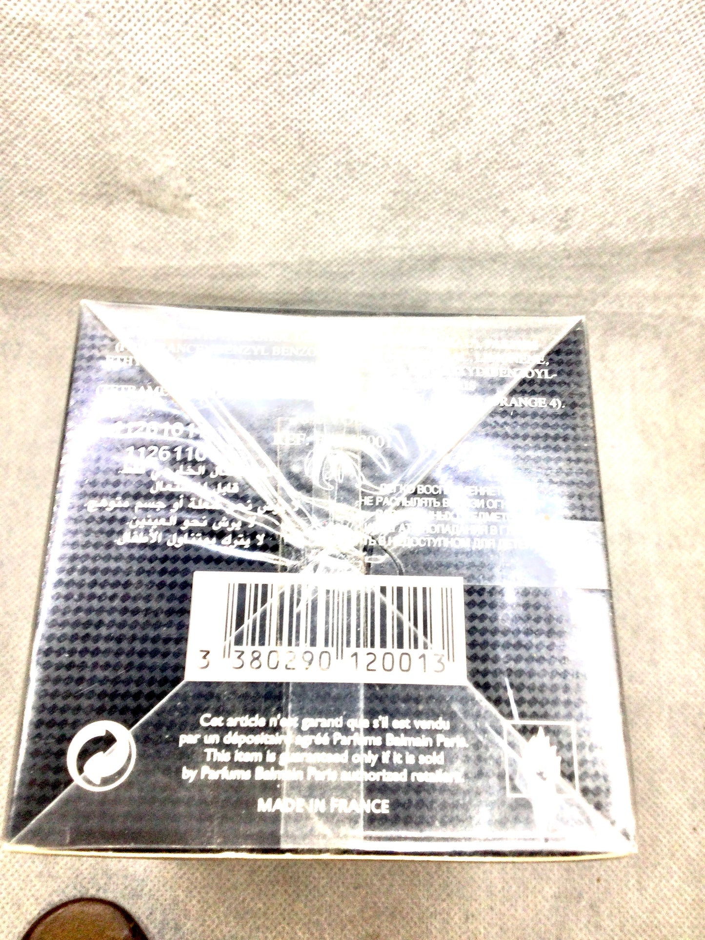 Carbone de Balmain Pour homme Eau De Toilette 100 OR 40 ML Spray SEALED EXTREMELY RARE