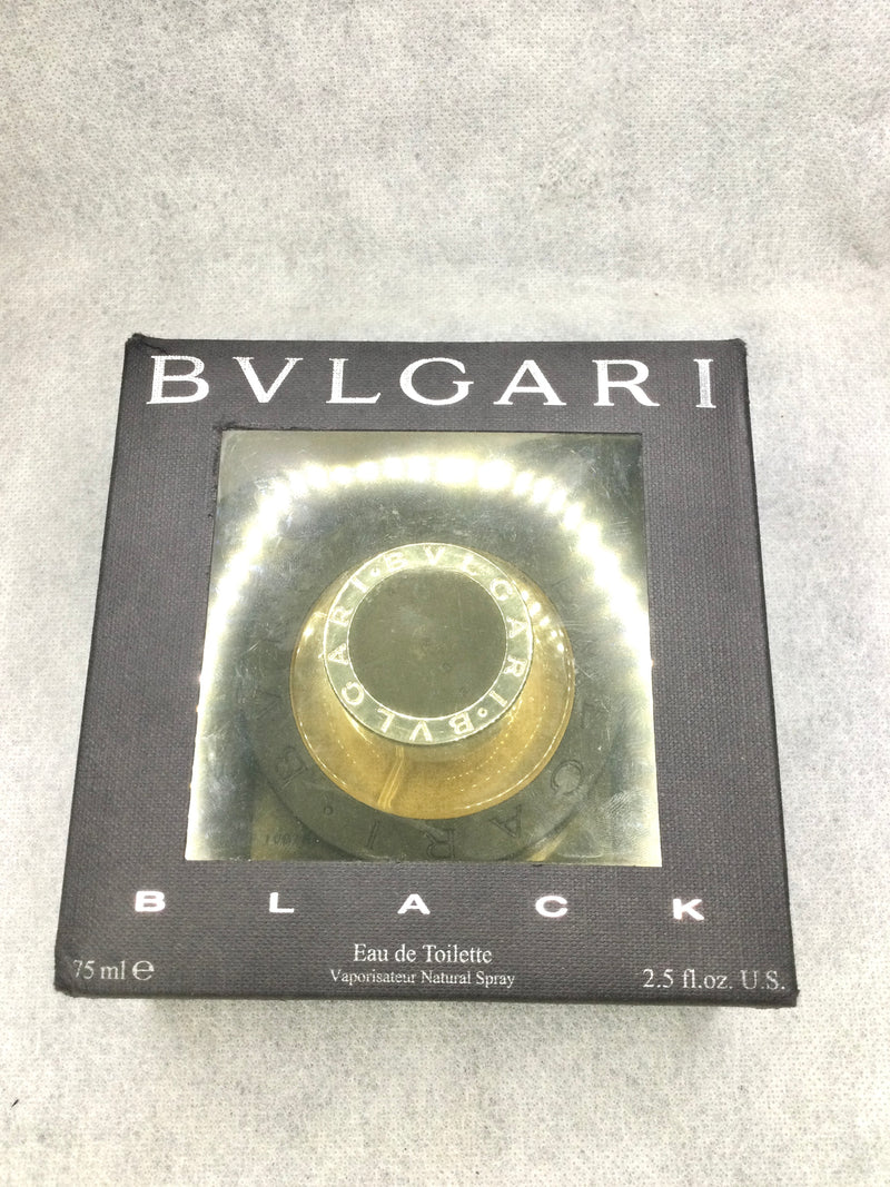 Bvlgari Black EAU DE TOILETTE 75 Ml SPRAY Twisted Cap Old O.G Vintage NOSTALIGASTORE