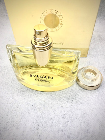 BVLGARI POUR  FEMME  BY BVLGARI EAU DE PARFUM  50 ML SPRAY DISCONTINUED. SEALED