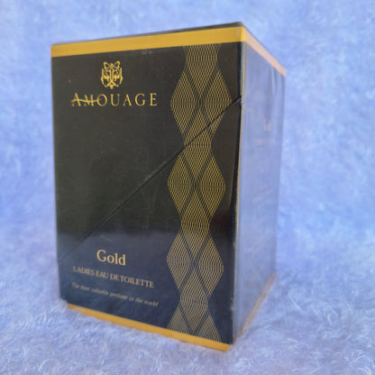 AMOUAGE GOLD LADIES CRYSTAL EAU DE TOILETTE 50 ML SPRAY SEALED VINTAGE RARE