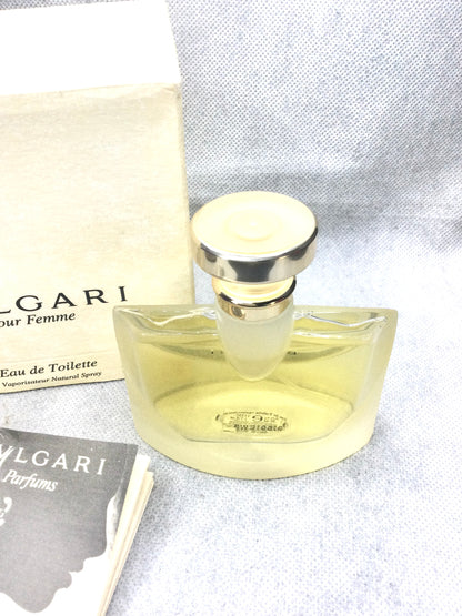 BVLGARI EAU DE TOILETTE POUR FEMME CLASSIC 50 ML SPRAY RARE VINTAGE SEALED