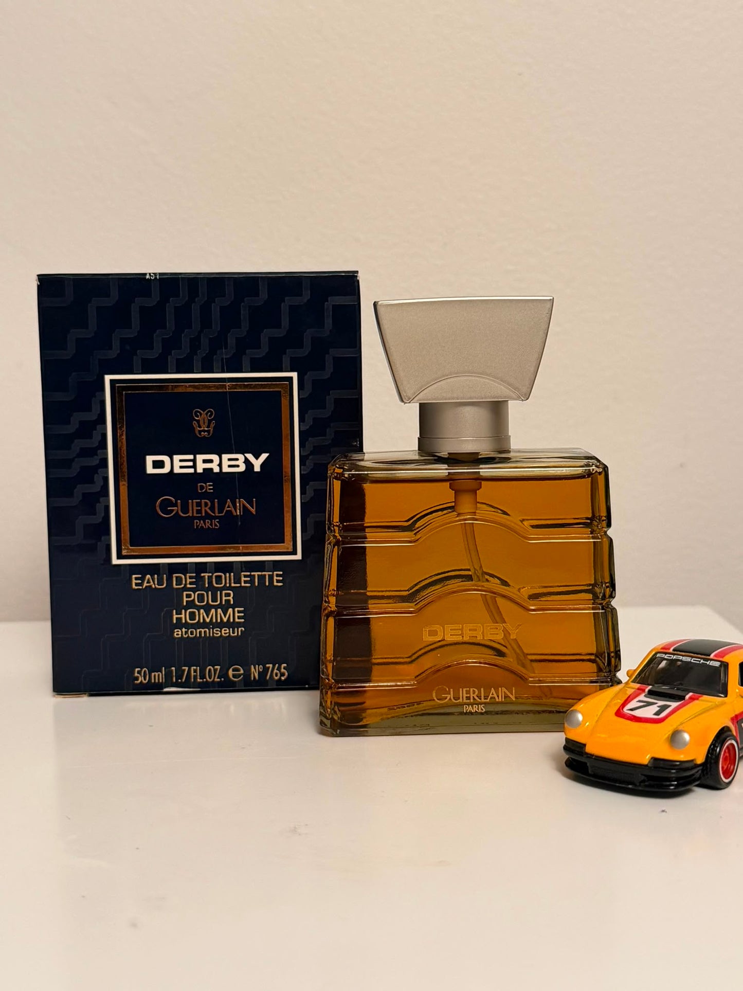 GUERLAIN DERBY EAU DE TOILETTE POUR HOMME 50 ML SPRAY EXTREMELY RARE VINTAGE 1985