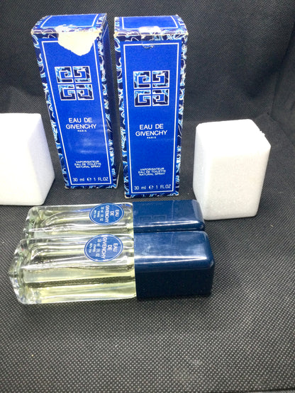 VINTAGE 90s EAU DE GIVENCHY EAU DE TOILETTE  (2*30 ML) SPRAY VERY RARE BUNDLE