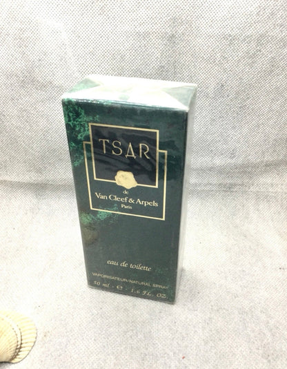 VINTAGE TSAR DE VAN CLEEF AND ARPELS EAU DE TOILETTE 50 ML SEALED RARE