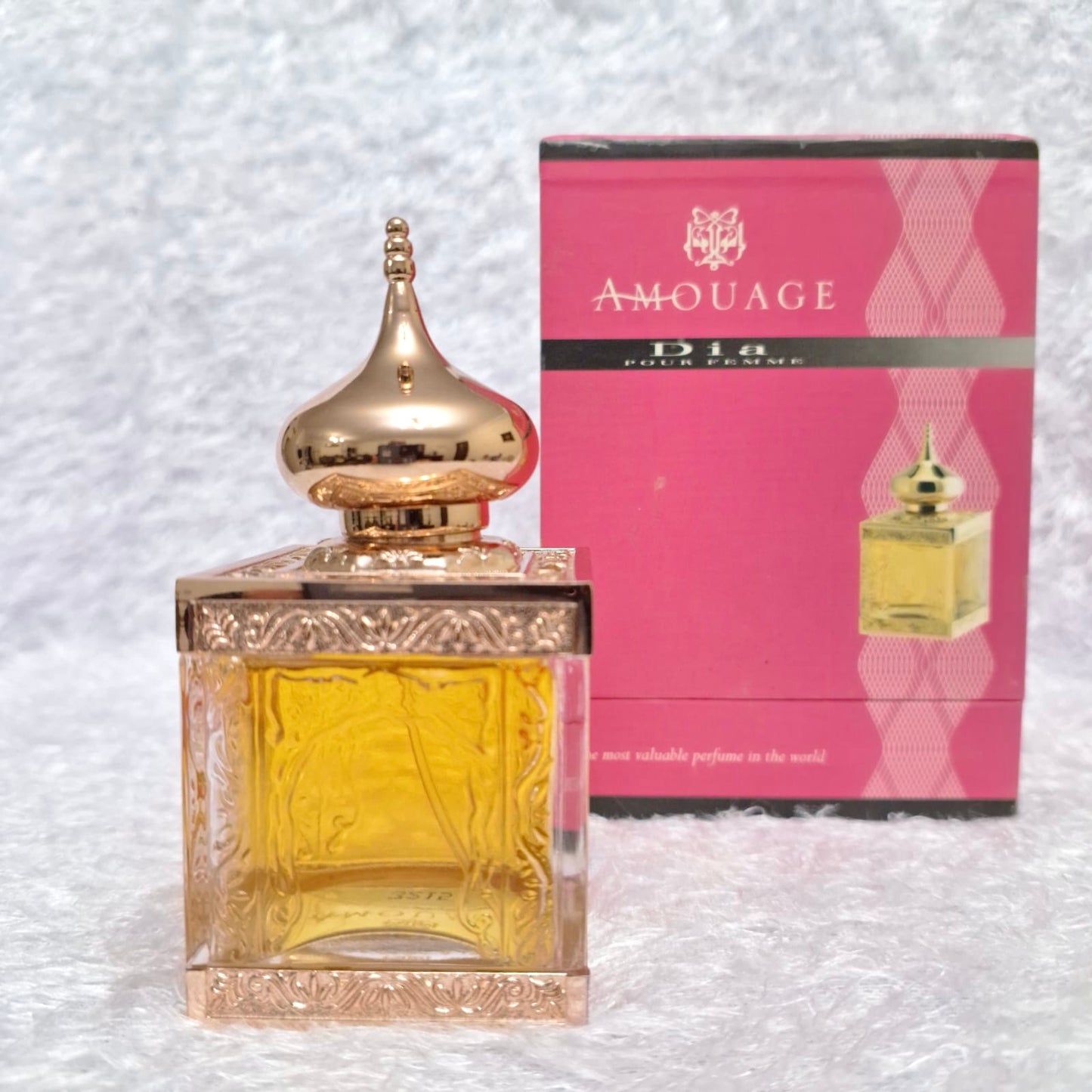 AMOUAGE DIA POUR FEMME MOSQUE CRYSTAL BOTTLE EAU DE TOILETTE 50 ML SPRAY VINTAGE RARE