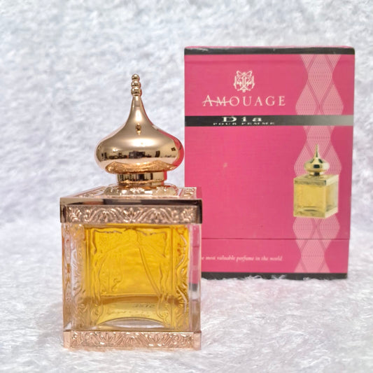 AMOUAGE DIA POUR FEMME MOSQUE CRYSTAL BOTTLE EAU DE TOILETTE 50 ML SPRAY VINTAGE RARE