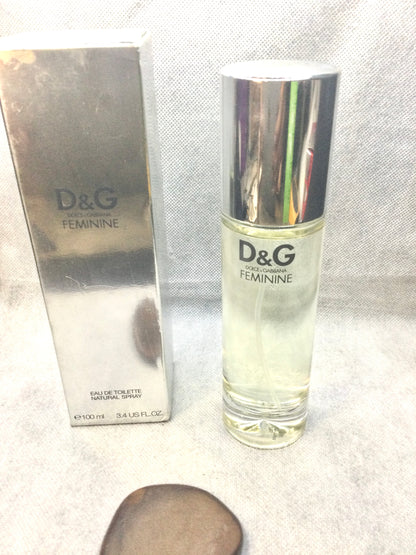 Dolce Gabbana Feminine EAU DE TOILETTE 100 Or 50 ml SPRAY Vintage SEALED