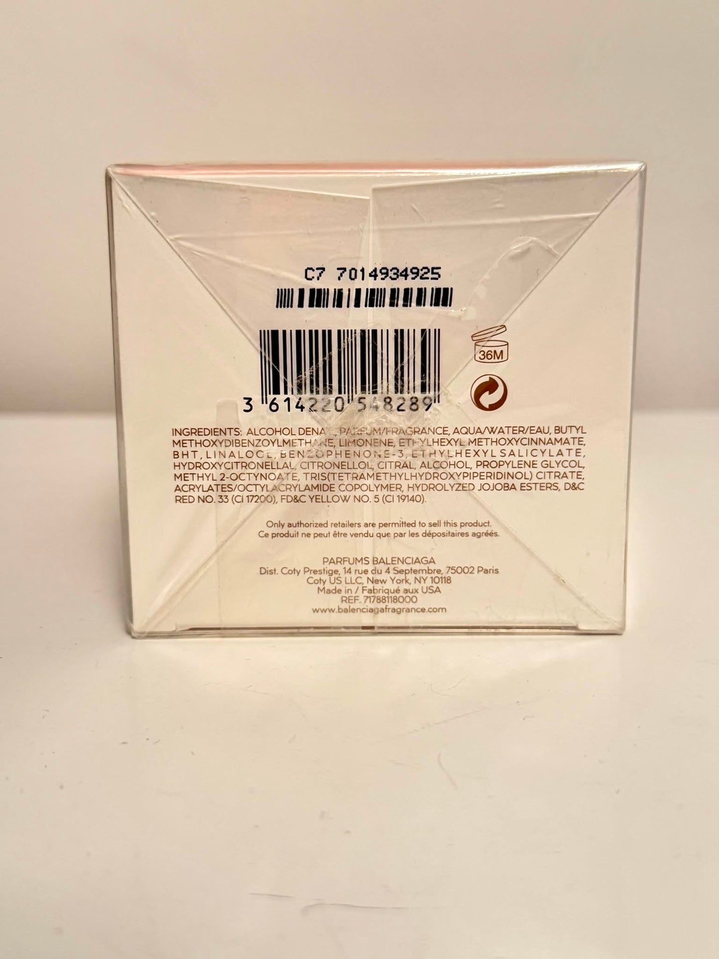 BALENCIAGA B SKIN EAU DE PARFUM 75 ML SPRAY FOR WOMAN RARE SEALED