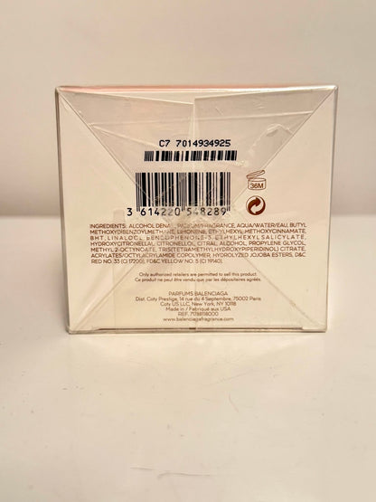 BALENCIAGA B SKIN EAU DE PARFUM 75 ML SPRAY FOR WOMAN RARE SEALED