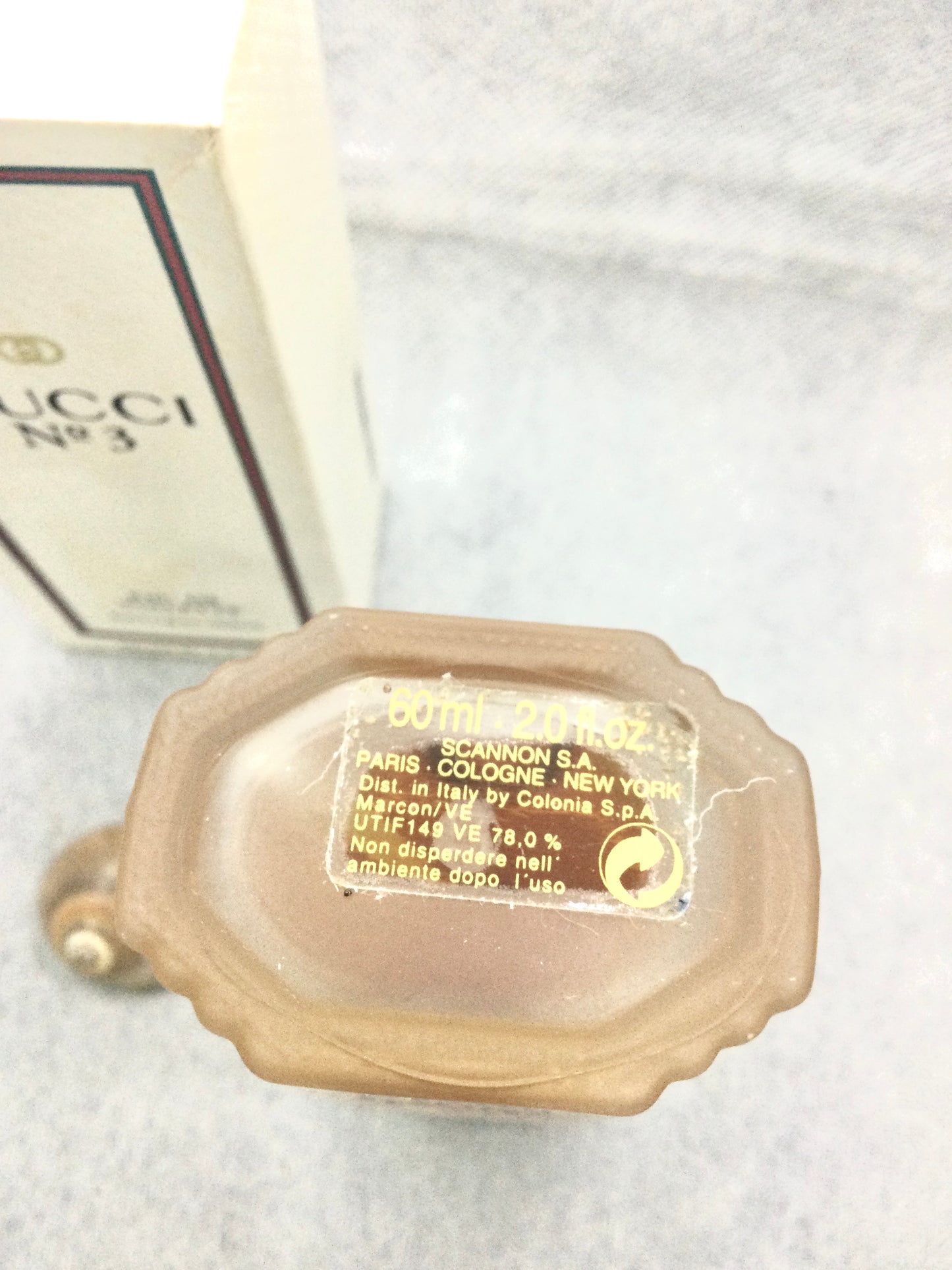 GUCCI NO 3 Eau De Toilette For Women 120 Or 60 Ml Spray Vintage