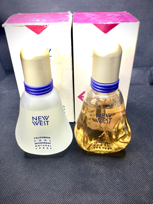 VINTAGE Aramis New West SKINSCENT EAU DE TOILETTE 100 ML - DEODORANT CALIFORNIA COOL 100 ML spray RARES BUNDLE