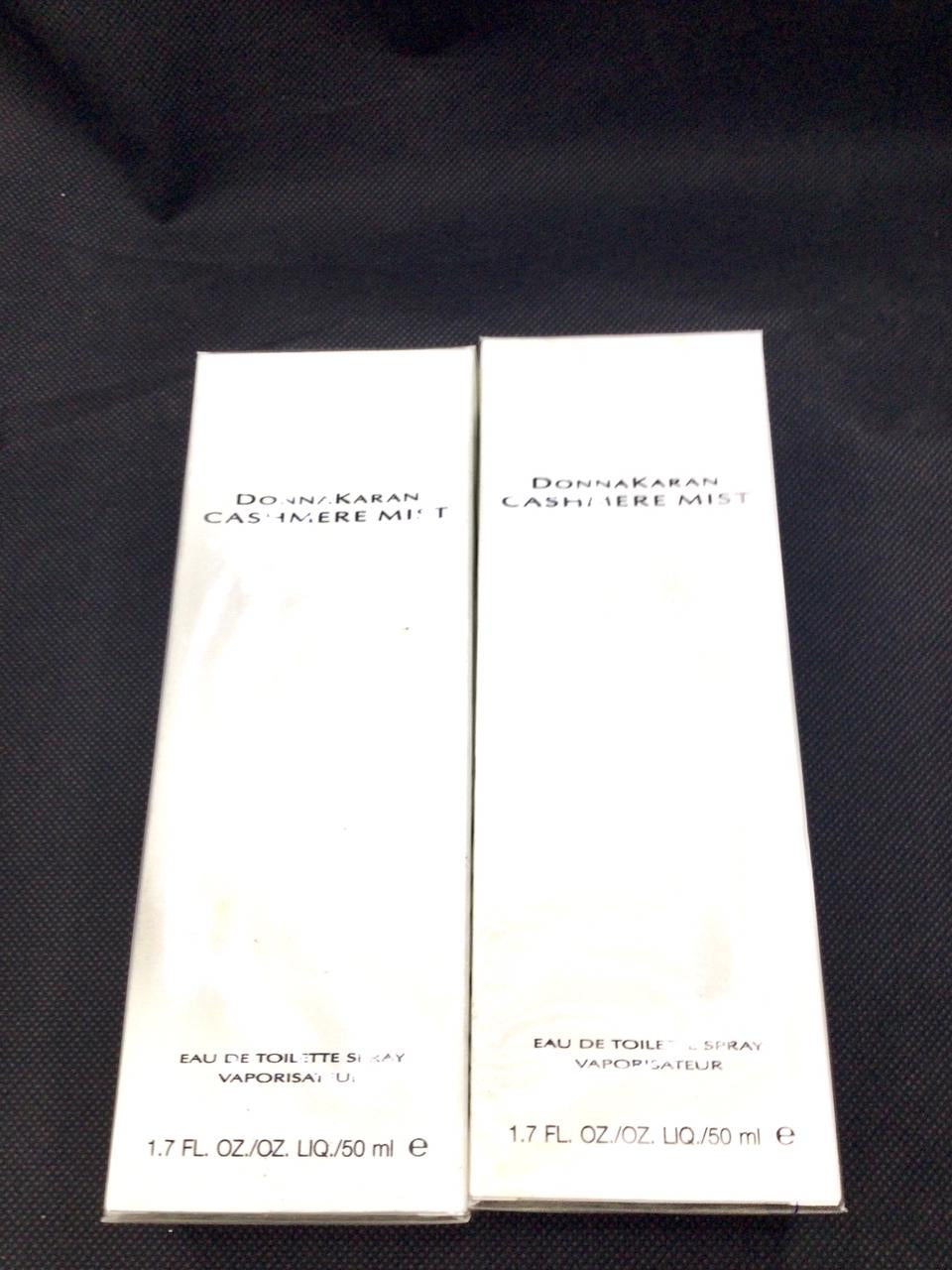 VINTAGE DONNA KARAN Cashmere Mist Women 50 ML Eau De Toilette Spray ( BUNDLE) NEW