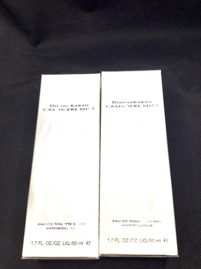 VINTAGE DONNA KARAN Cashmere Mist Women 50 ML Eau De Toilette Spray ( BUNDLE) NEW