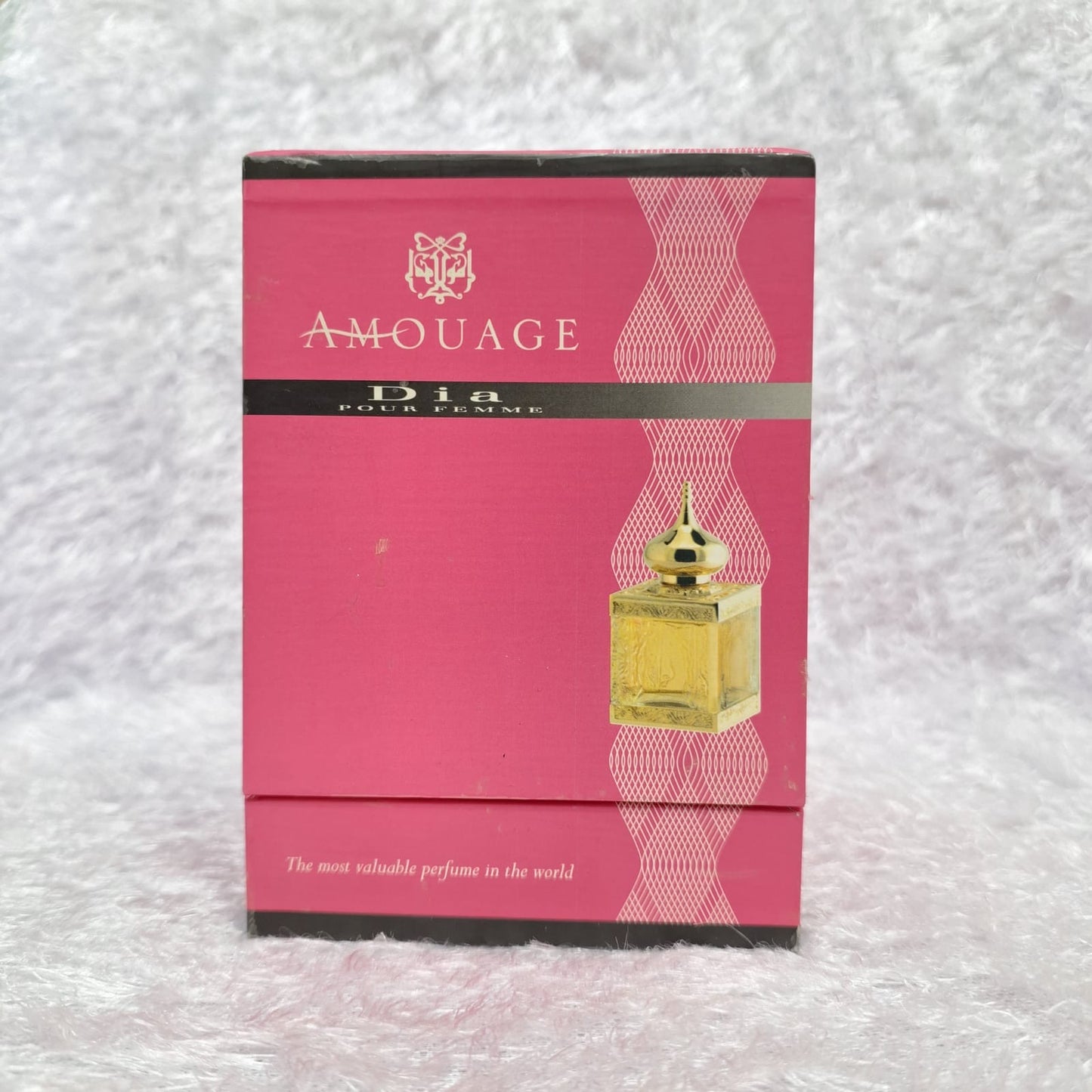 AMOUAGE DIA POUR FEMME MOSQUE CRYSTAL BOTTLE EAU DE TOILETTE 50 ML SPRAY VINTAGE RARE